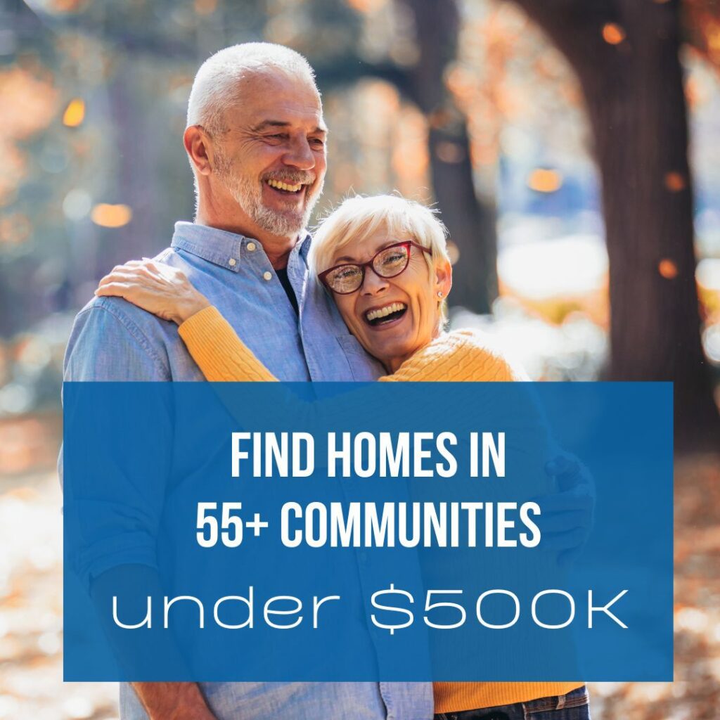 search for homes in a 55+ community