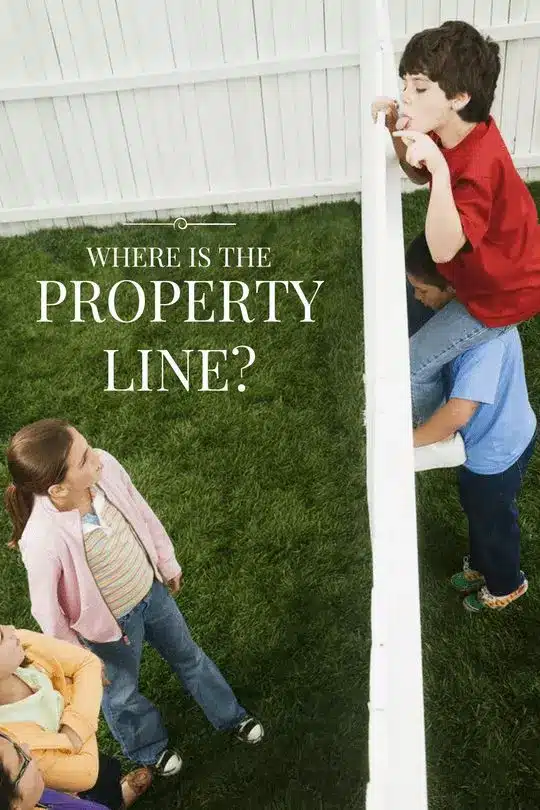 Where Is The Property Line of My Home?
