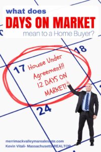 Calendar of days on market