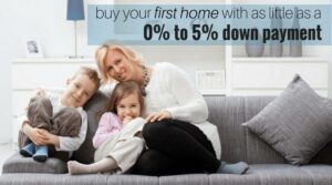 buy your first home with low or no money down