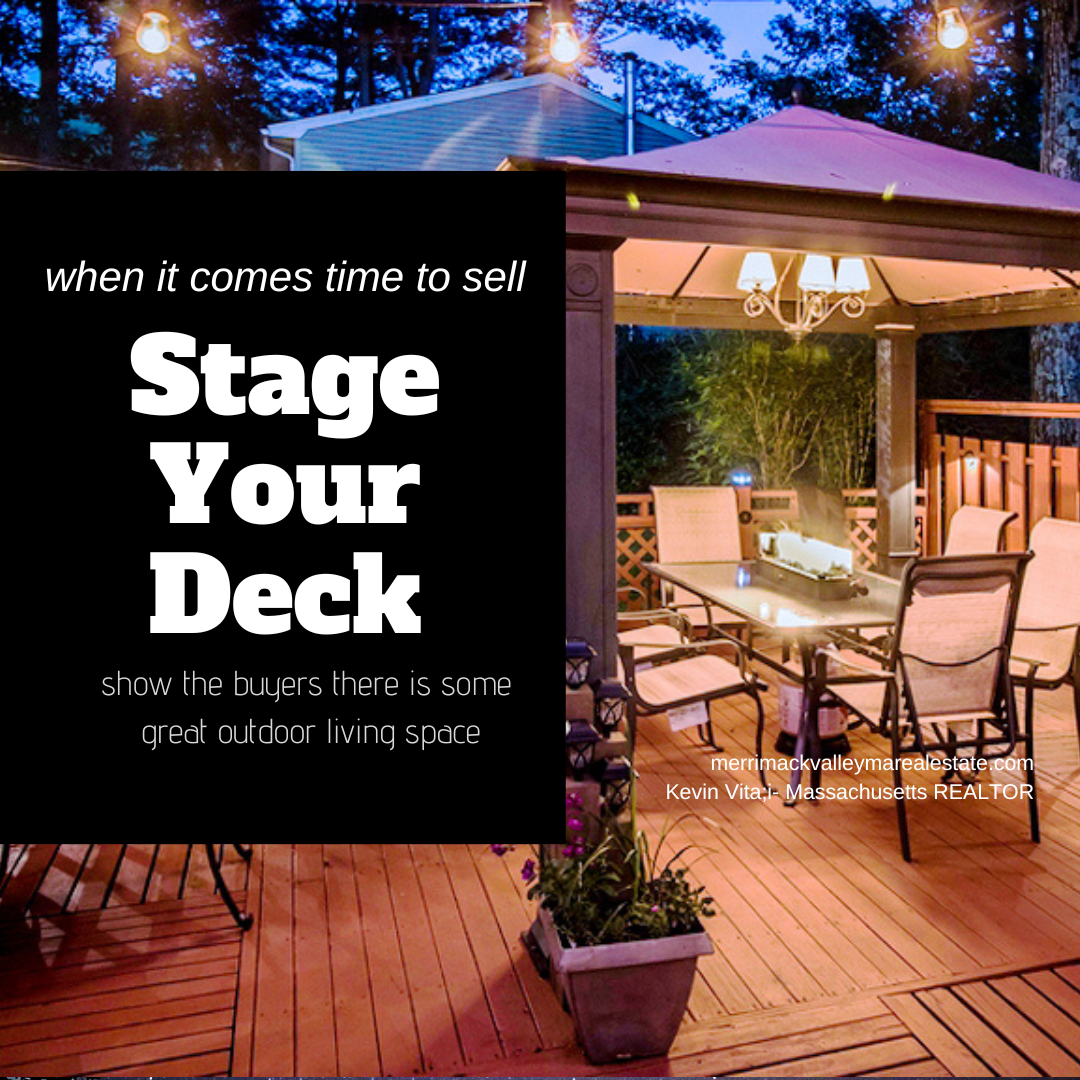 Staging A Deck- Spring Is Here!