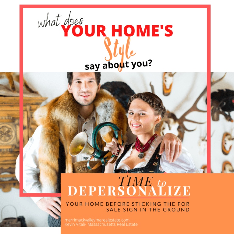 depersonalize your home