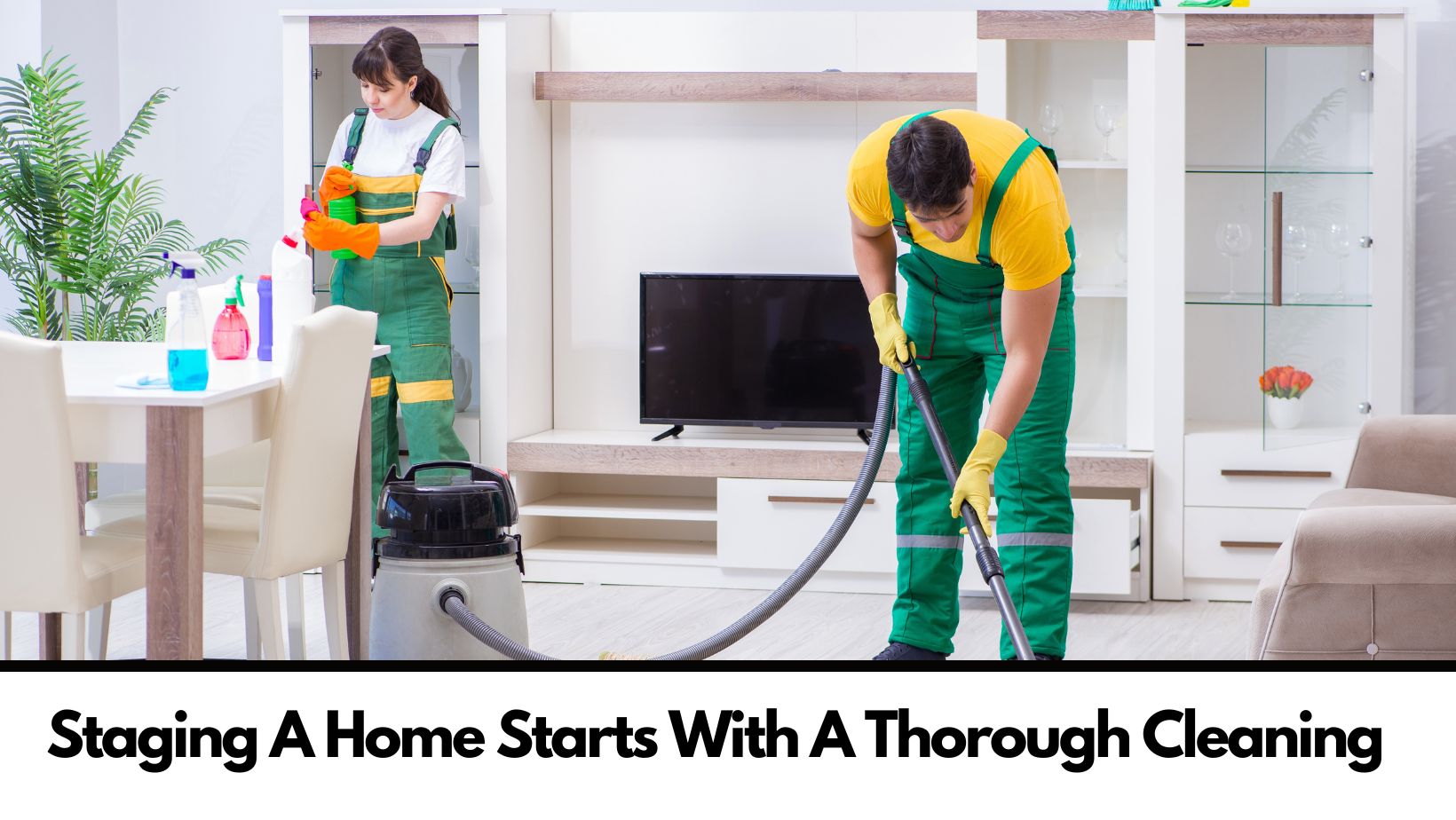 Home Staging starts with a deep cleaning
