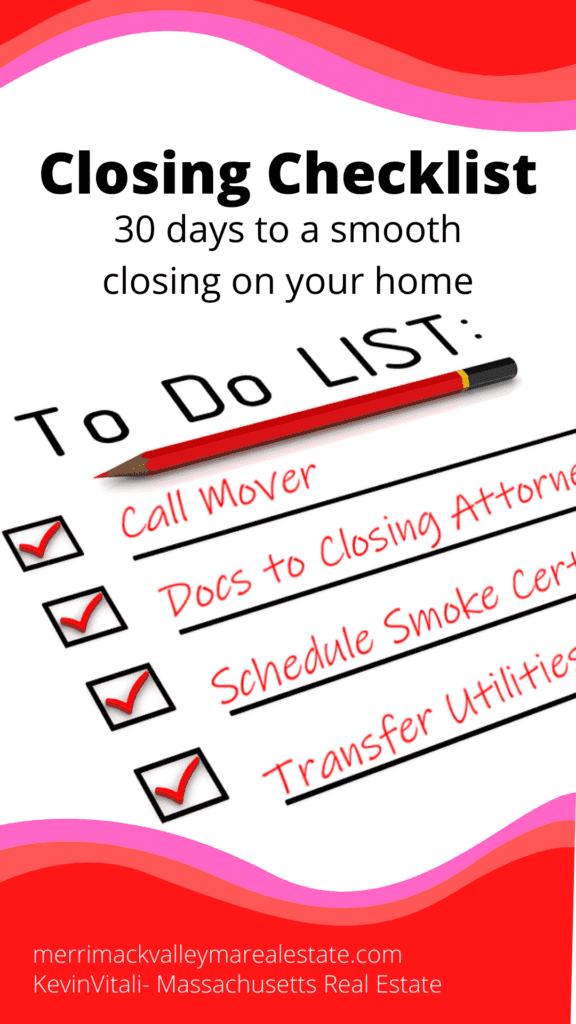 Closing Checklist for Home Sellers