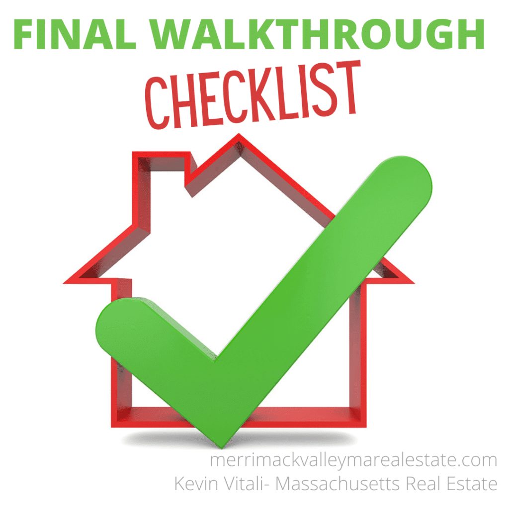 final walkthough checklist