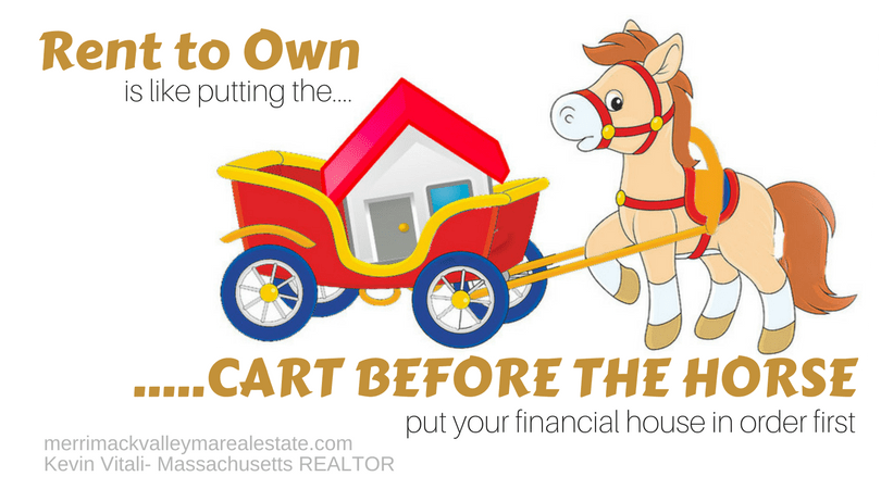 Rent To Own I sputting The horse before the cart