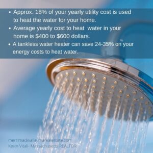 cost savings of a tankless hot water heater. The savings of an on demand heating systems is an attractive feature.