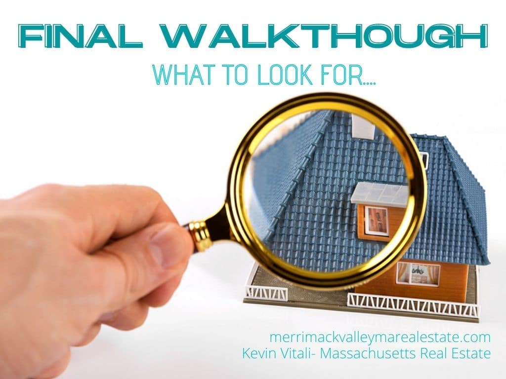 what to look for during your final walkthough