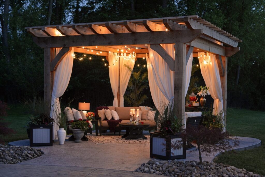 outdoor lighting can extend the use of your outdoor areas