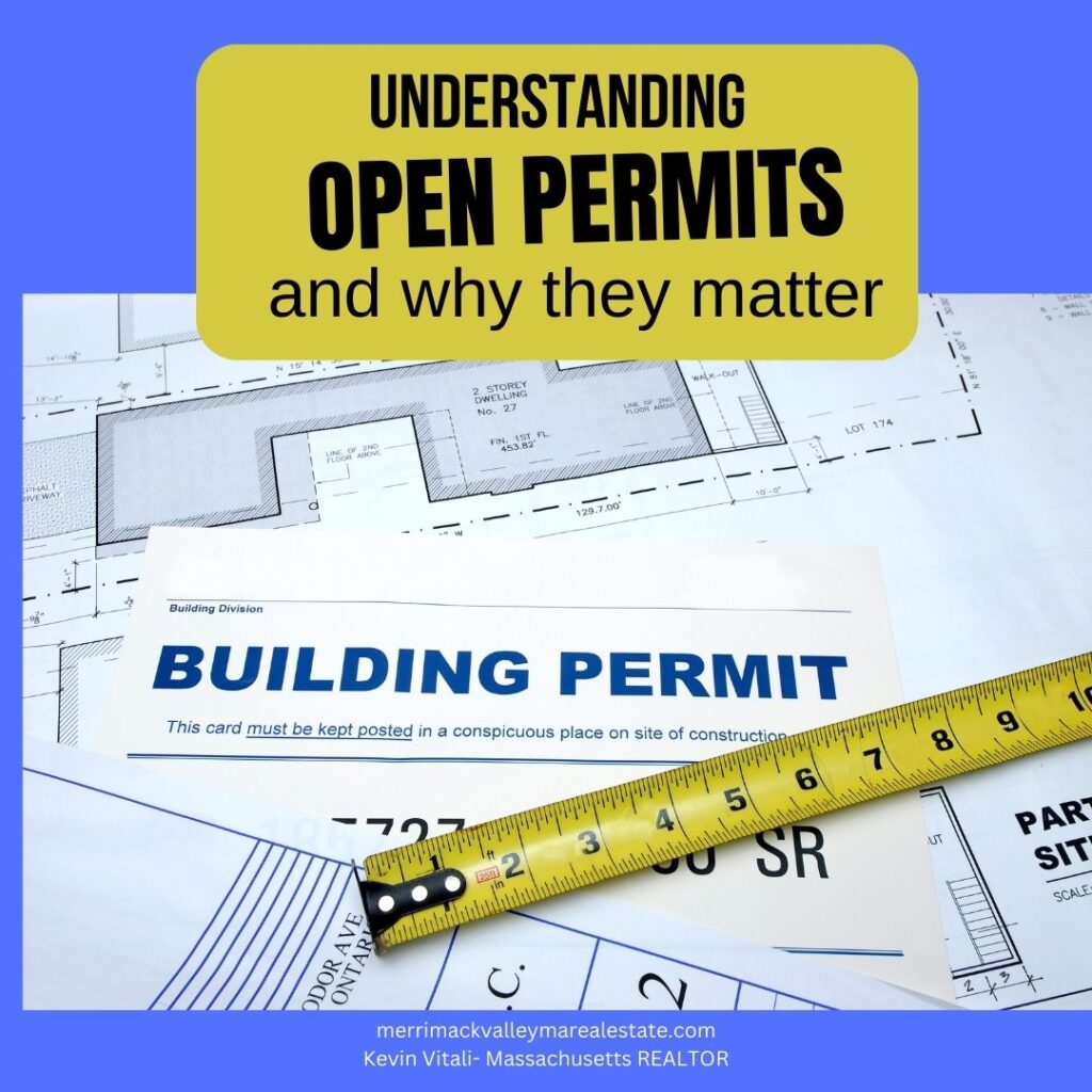 Open permits on a home