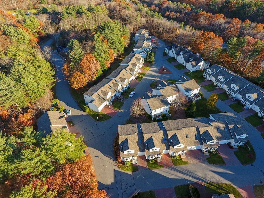 drone photo of a condominium complex