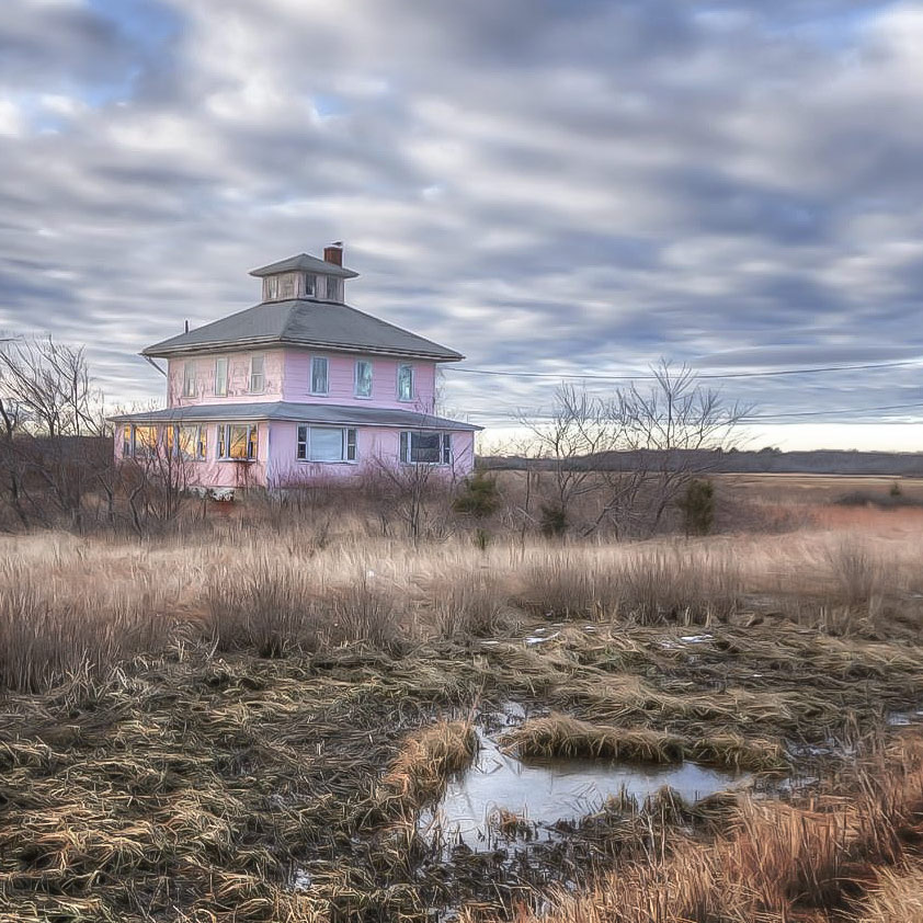 Plum Island Pink House- The Ultimate Spite House