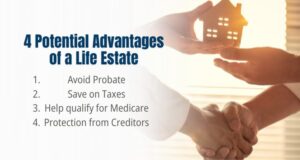 What are the advantages of a life estate, life estate definition and  deed