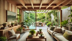 Making your home blend seemlessly from the indoors to outdoors give a sense of more living space