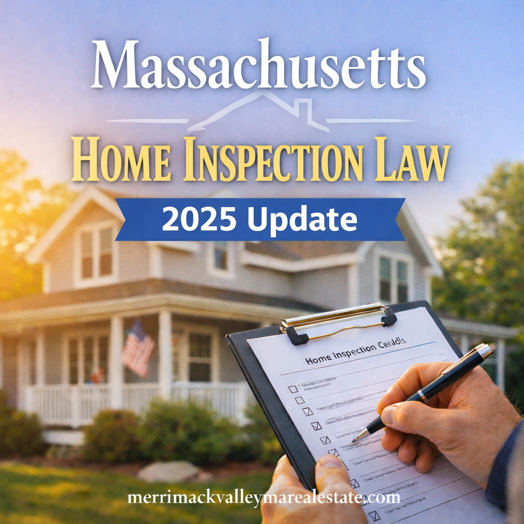 Learn how new Massachusetts Home Inspection Laws effect buyers and sellers