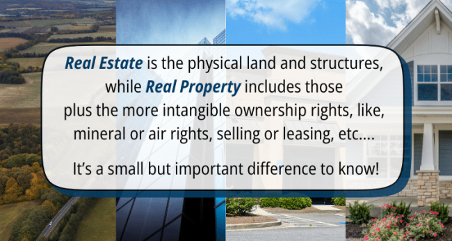 real estate vs real property